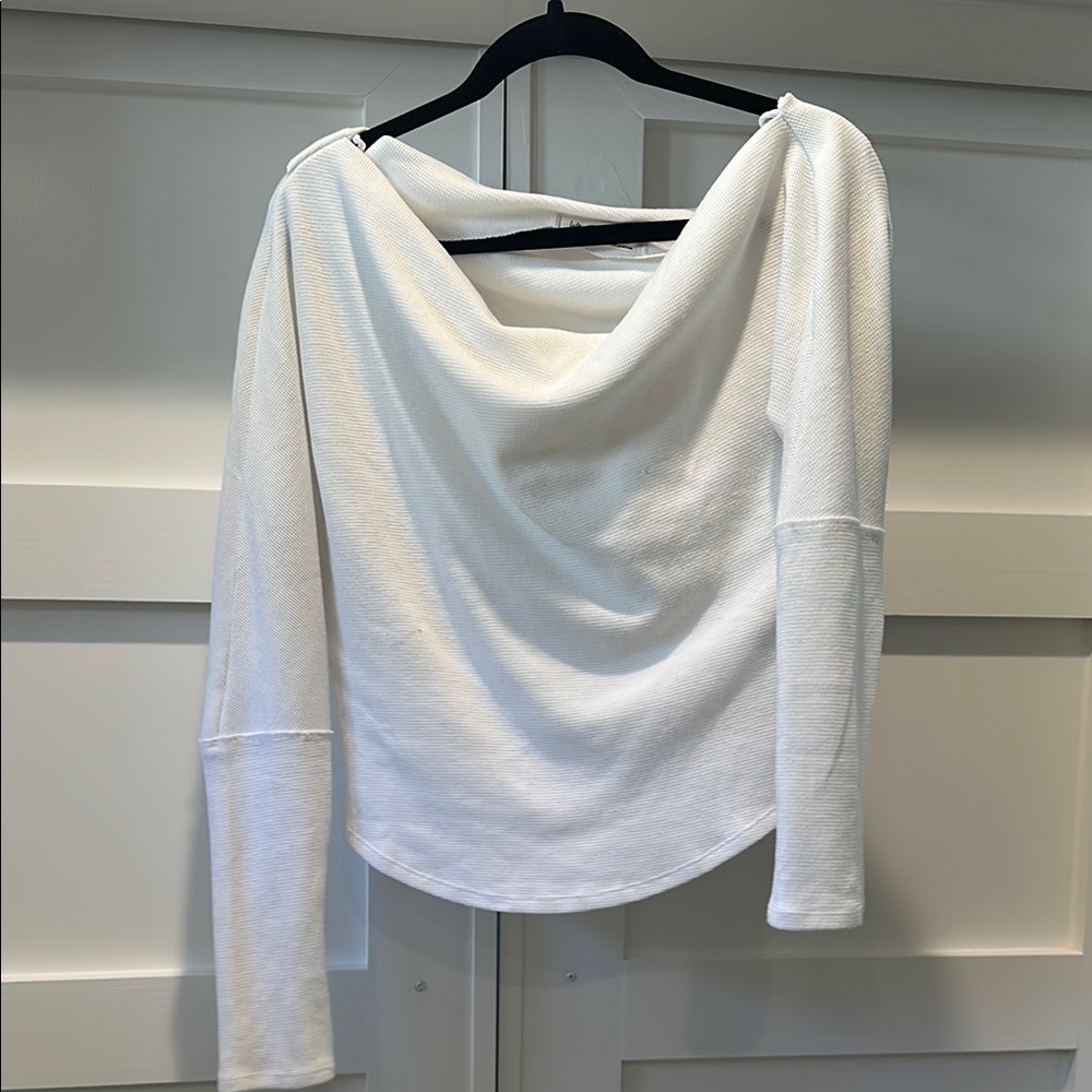 We The Free Off-the-Shoulder Sweater - White